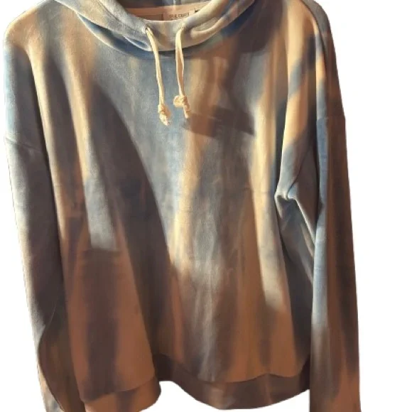 True Craft Sky Blue and white tie-dyed Hoodie and matching jogger pants - XL - Picture 1 of 6